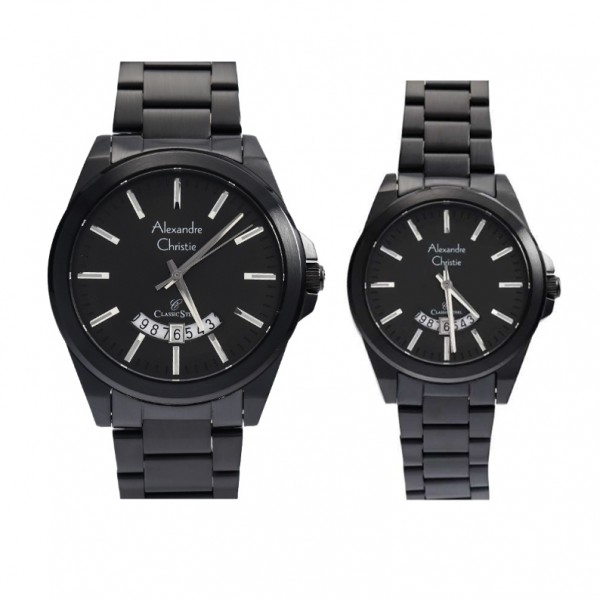 Alexandre Christie AC 8676 Full Black Couple Alexandre Christie AC 8676 Full Black Couple